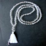 Quartz and Pendant OM Necklace - Tradicional Style